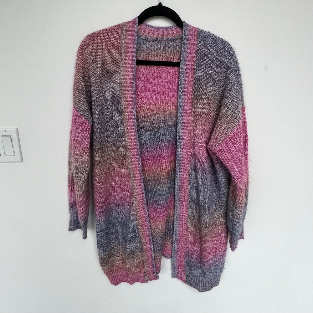 Pink/Purple gradient cardi